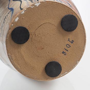 Marie Långhans, golvvas, stengods, egen ateljé 2018.