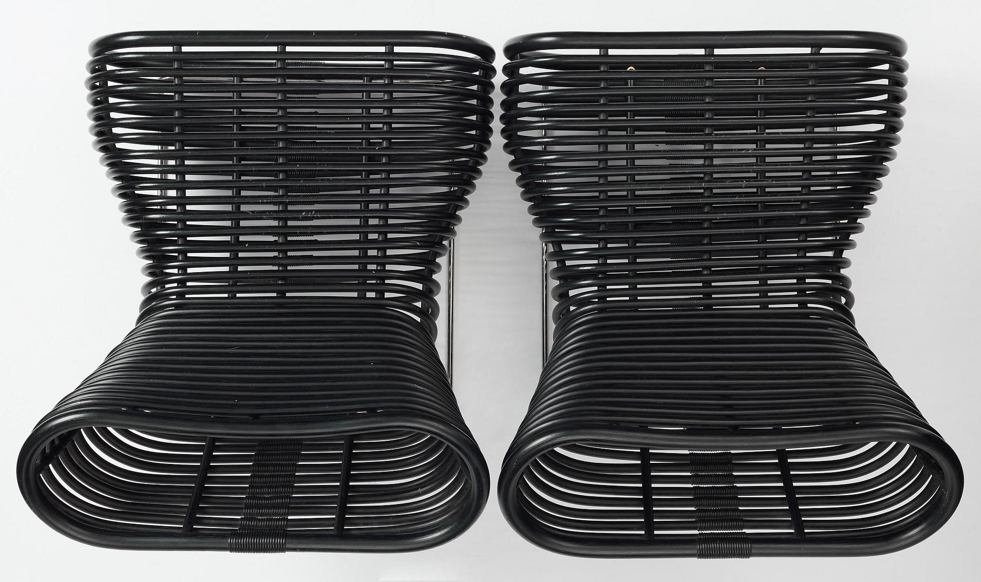 Enzo Berti, a pair of "Kora" lounge chairs, Ferlea, Italy, post 2004.