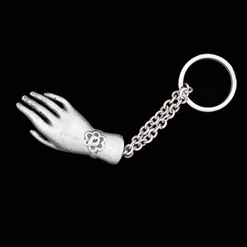 BREVKNIV, NYCKELRING samt ARMBAND, 2 st, bla Estrid Ericsson och Björn Trägårdh, Firma Svenskt Tenn.