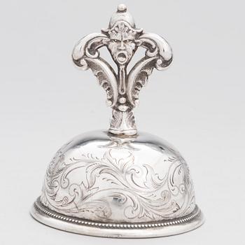 CHRISTOPHER CREUTZ, KUTSUKELLO, hopeaa, Tukholma 1863.