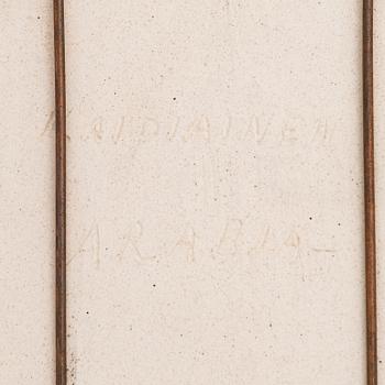 Birger Kaipiainen, dekorationsfat, keramik, signerat Kaipiainen Arabia.