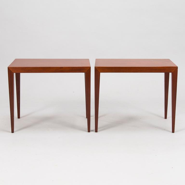 SEVERIN HANSEN, SIDOBORD, ett par, Haslev Møbelfabrik, Danmark 1960-tal.