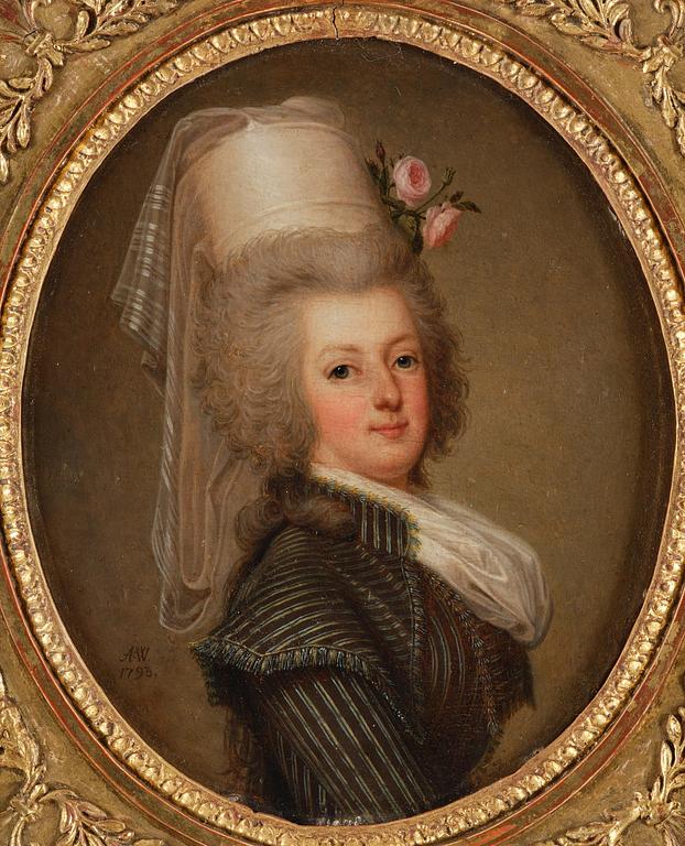 Adolf Ulrik Wertmüller, "Queen Marie-Antoinette" (1755-1793) & "King Louis XVI" (1754-1793) of France.