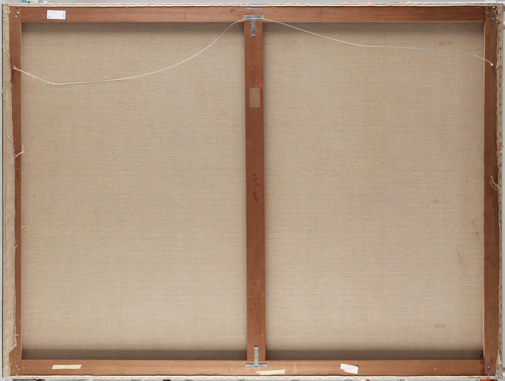 ANDERS KNUTSSON, olja på duk, sign A. Knutsson a tergo. Utförd 1980.