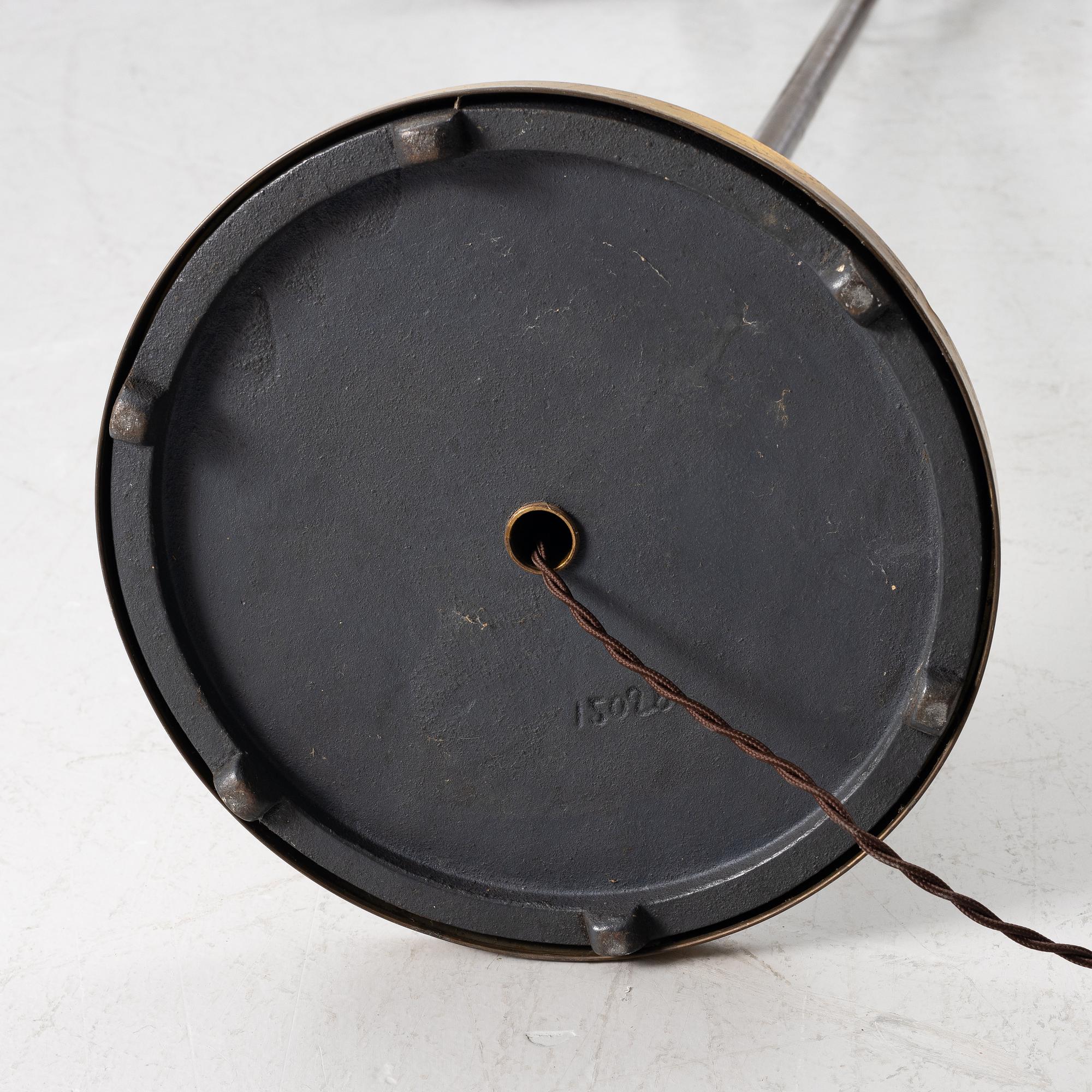 Harald Notini, a floor lamp model "15352", Arvid Böhlmarks Lampfabrik, Stockholm, 1940s.