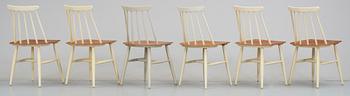 STOLAR, 6 st, "Fanett", Ilmari Tapiovaara, Edsbyverken, 1950/60-tal.