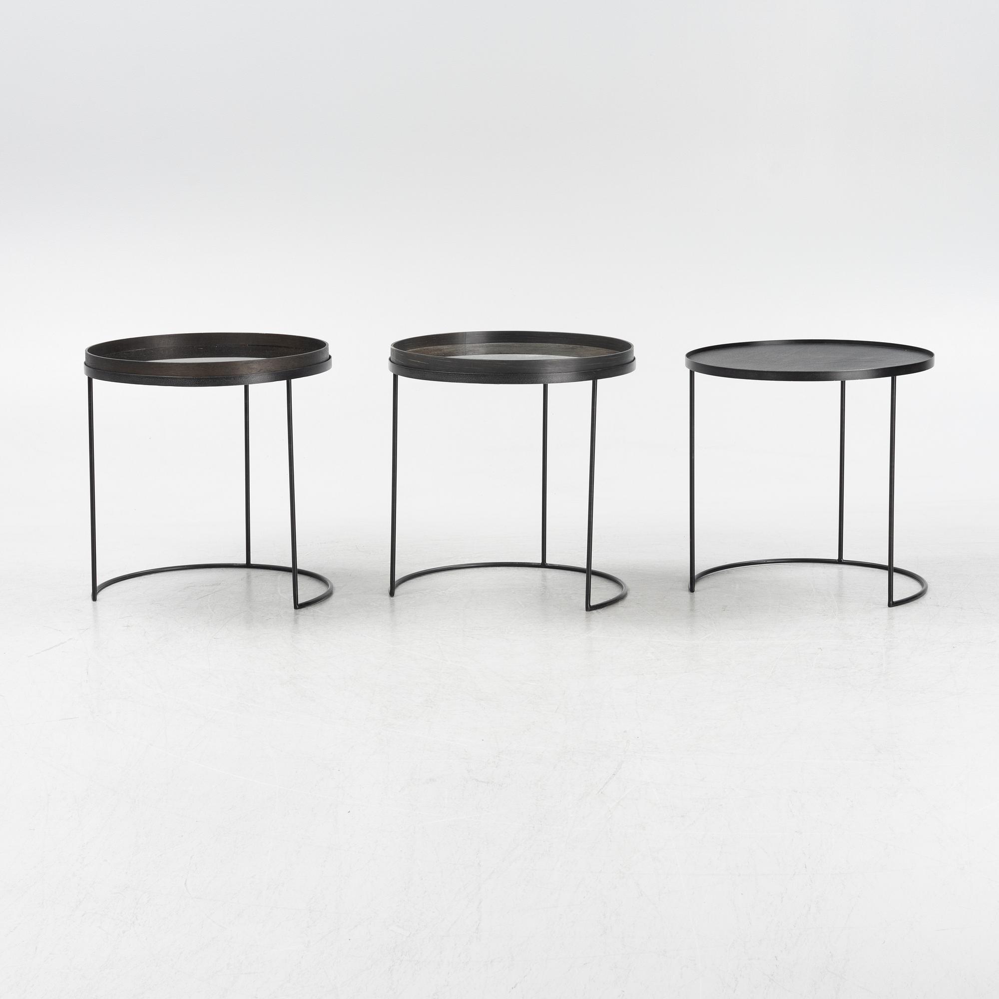 Three tables, 21 st century, purchased at Slettvoll.