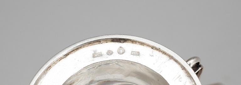 SENAPSKANNA, silver, Anders Lundqvist, Stockholm 1823. Vikt 180 g.