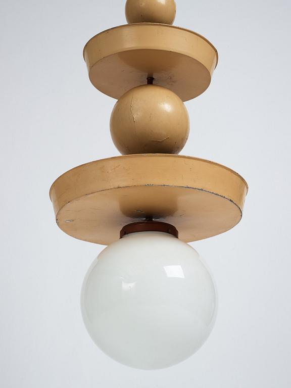 A large Swedish Grace ceiling lamp, 1920-30's.