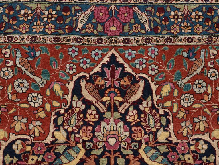 SEMI-ANTIQUE TEHERAN. 137,5 x 102,5 cm.