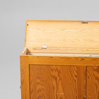 Wooden box with 53 school posters, 20th century.
