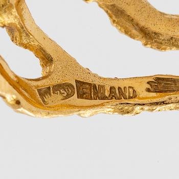 Björn Weckström, a ring, "Octobus", 18K gold with pearls, Lapponia.