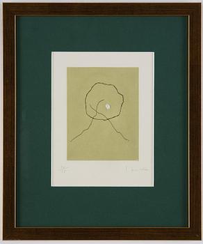 Lucio Fontana, ”Concetto Spaziale” - E-12.