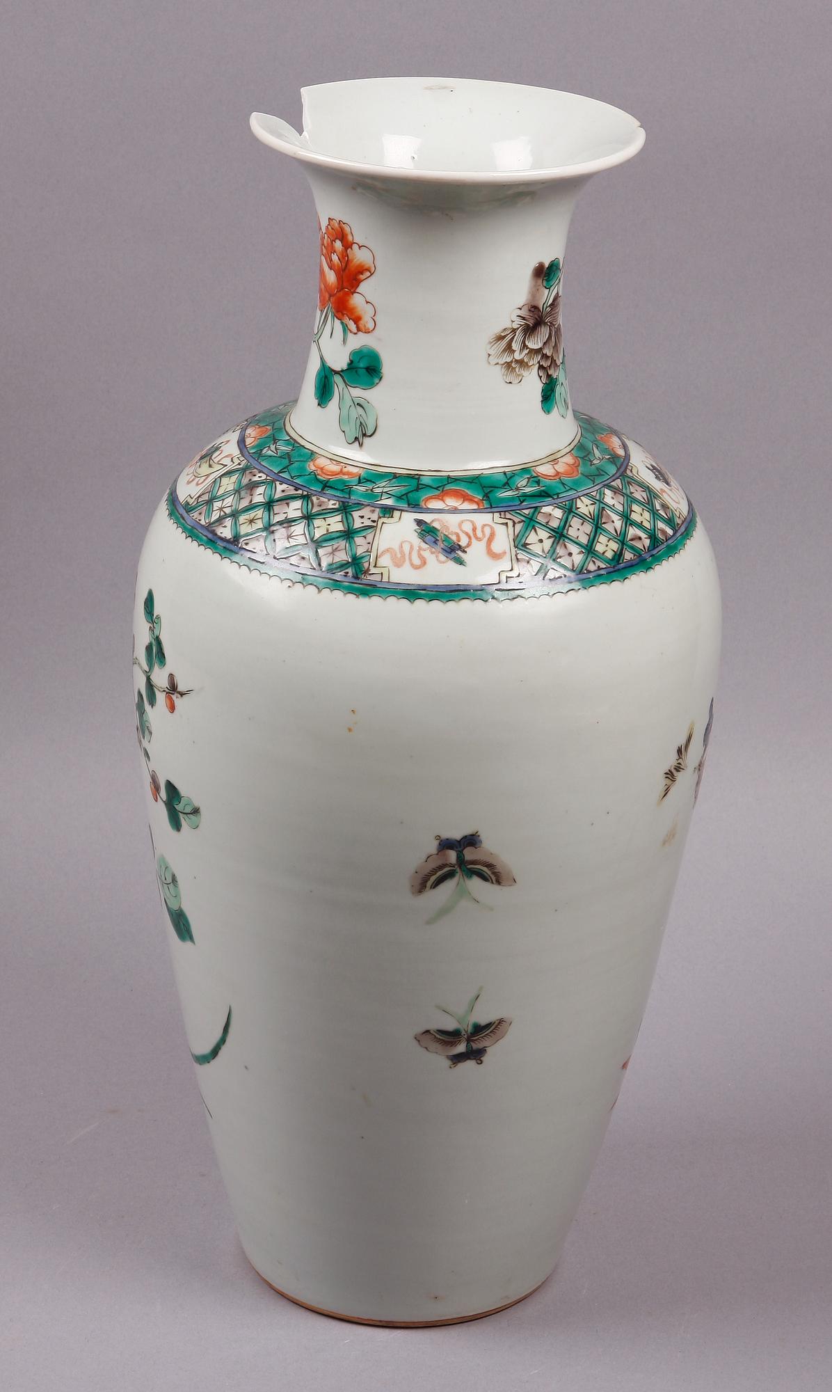 URNA, porslin, Kina, 1800-tal.