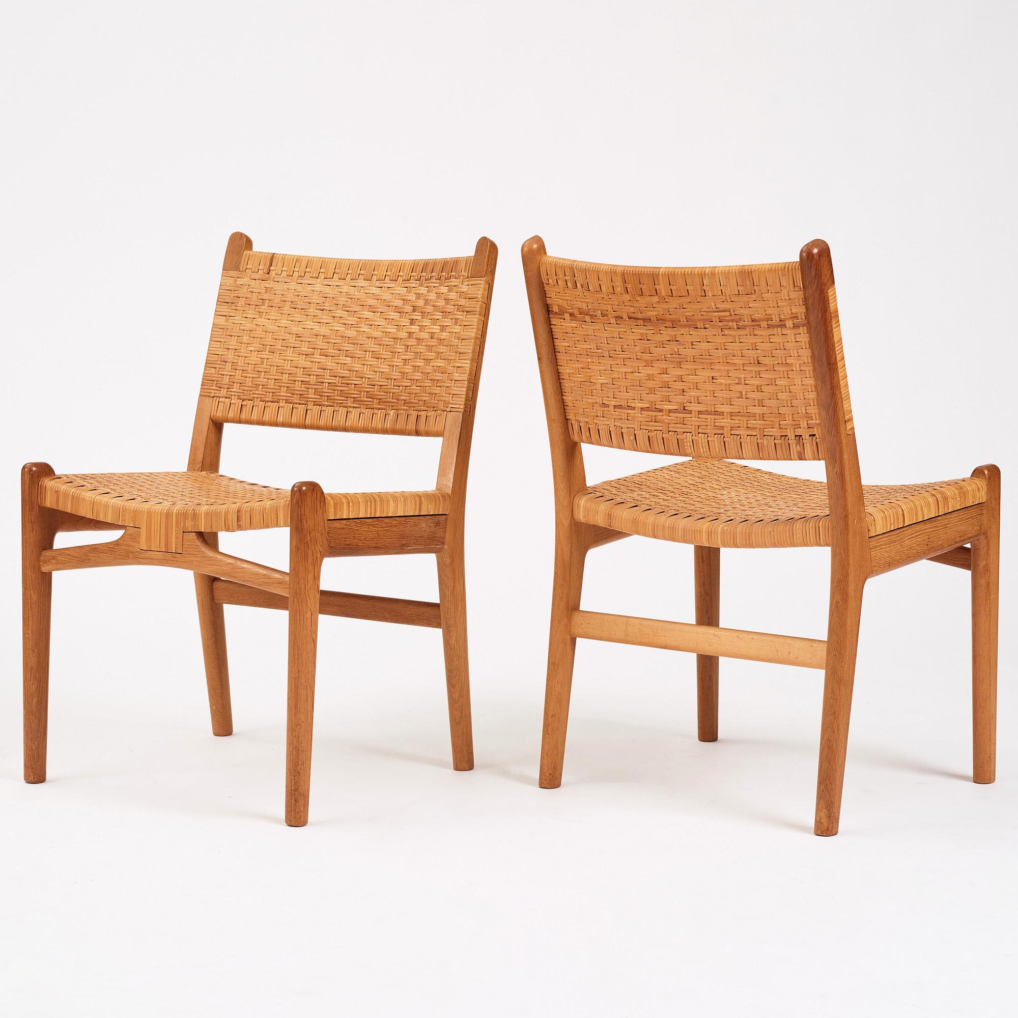 Hans J. Wegner, stolar, 10 st "CH31", Carl Hansen & Son, Danmark 1950-tal.