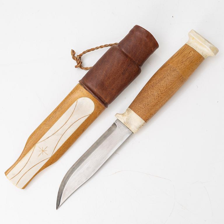 Bertil Fällman, knife, signed and dated -85.