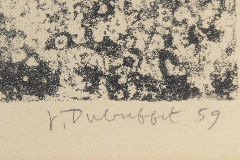 Jean Dubuffet, "Hérissement", from: "Sols, Terres".