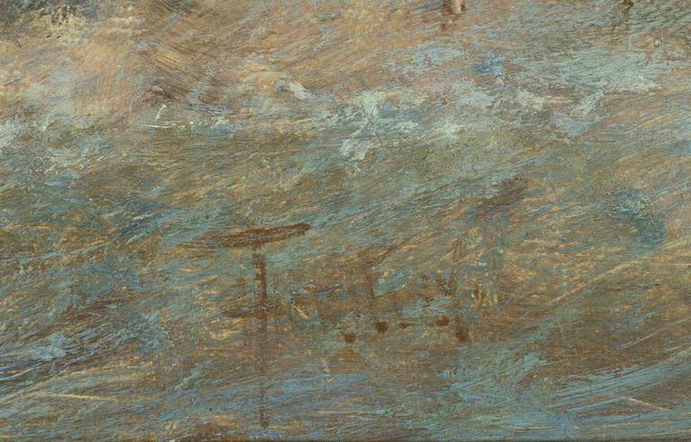 Charles Thornley, Themsen Barges med halmlast.