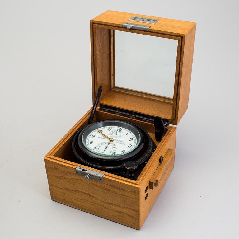 KRONOMETER, Wempe Chronometerwerke, "Typ 3817" Hamburg, 1946.