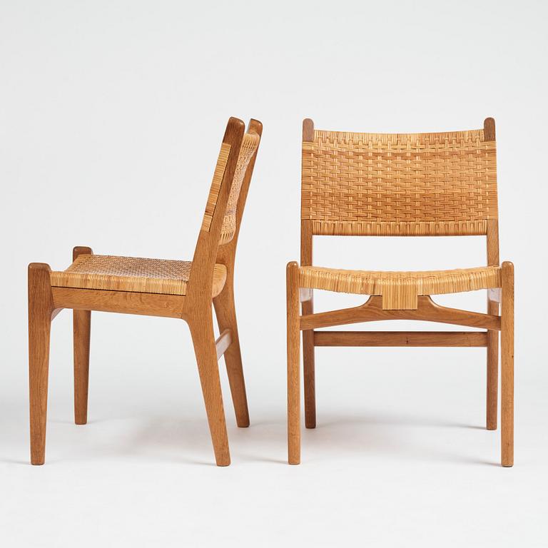 Hans J. Wegner, stolar, åtta stycken, modell "CH31", Carl Hansen & Son, Danmark 1950-tal.