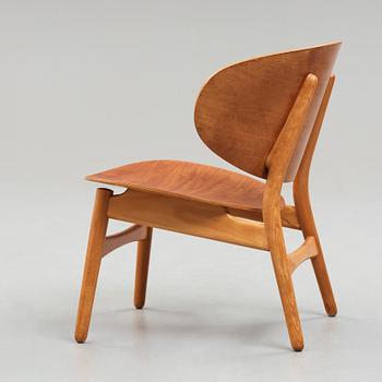 HANS J WEGNER, "Skalsæt", soffa, stol och bord, Fritz Hansen, Danmark 1950-tal.