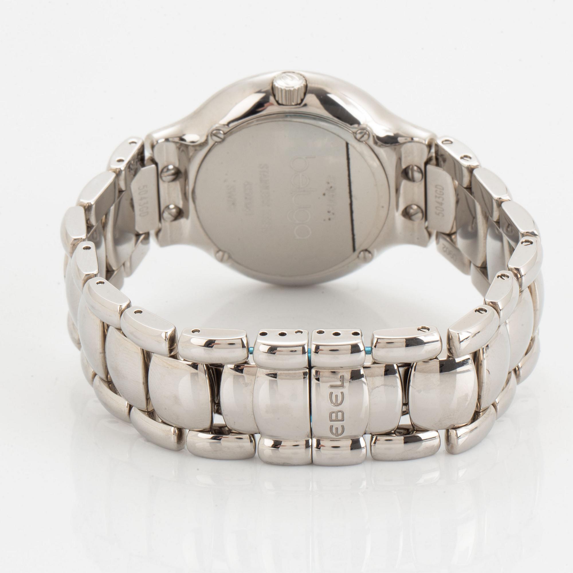 Ebel, Beluga, Grande Lady, wristwatch, 34 mm.