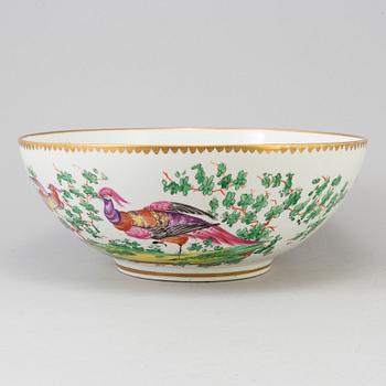 A 1900th century presumably French punch bowl.