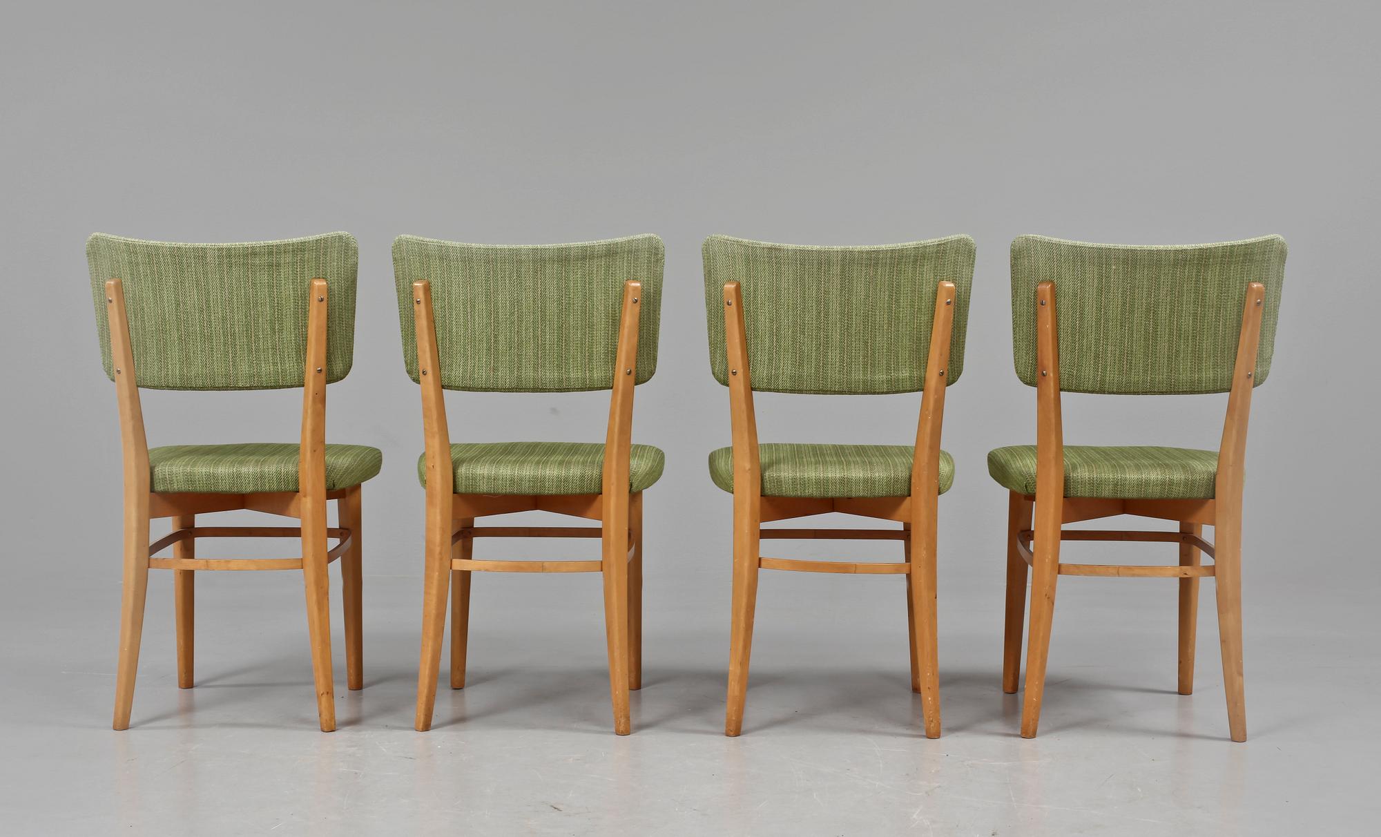 STOLAR, 4 st, Triva-bygg serien, Nordiska Kompaniet, omkring 1900-talets mitt.