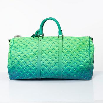 Louis Vuitton, Virgil Abloh, Keepall 50B weekend bag, "Keepall Taurillon Illusion", 2022.