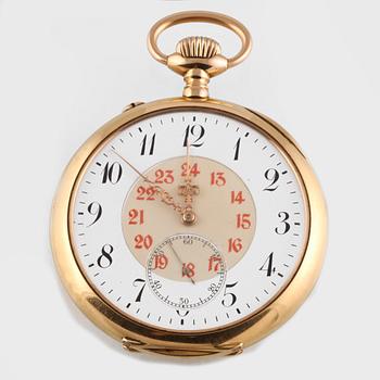 FICKUR, 18K guld, International Watch Company, Schaffhausen, ca 1910.