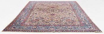 A semi-antique Sarouk carpet, approximately 322 x 240-245 cm.