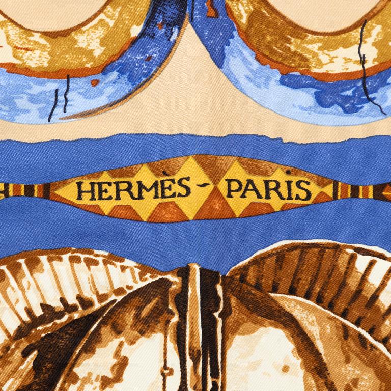 Hermès, a 'Persona' twill silk scarf.