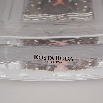 SKÅLFAT, glas, "Domino", Bertil Vallien, Kosta Boda.