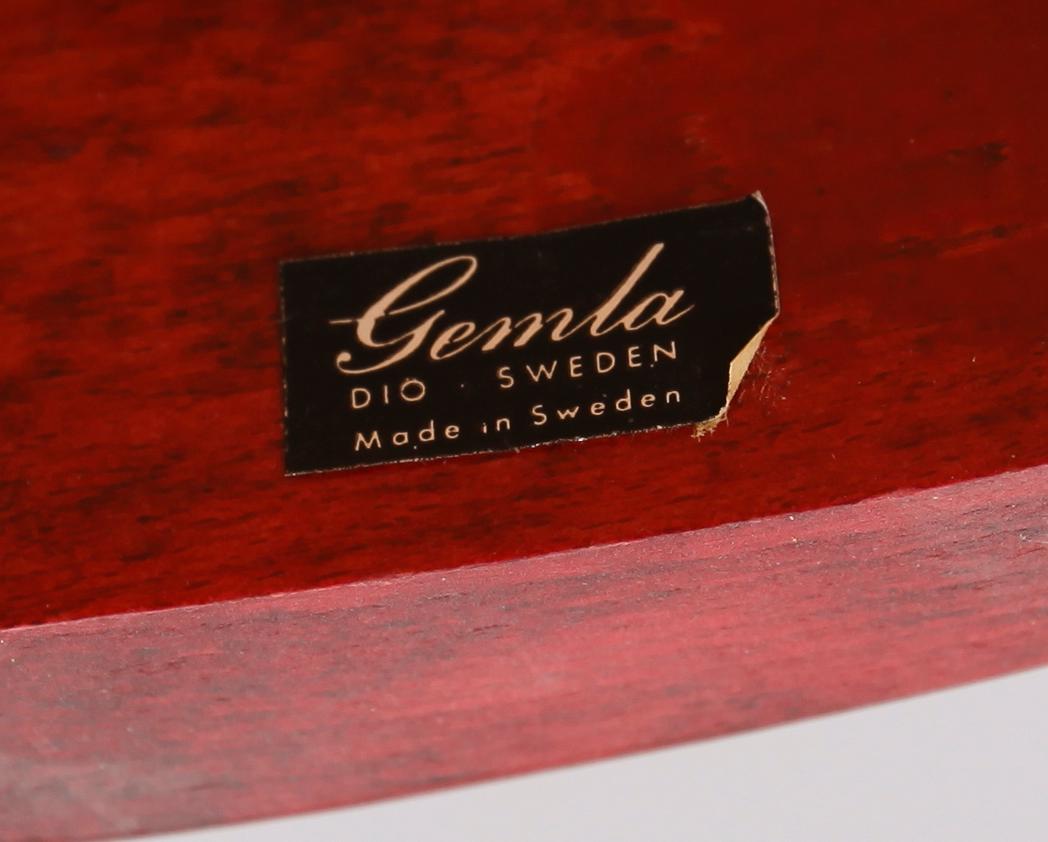 KARMSTOLAR, 4 st."Cattelin" Axell Kandell för Gemla, 1900-talets andra hälft.