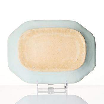 Two blue and white serving dishes, Qing dynasty, Qianlong (1736-95).