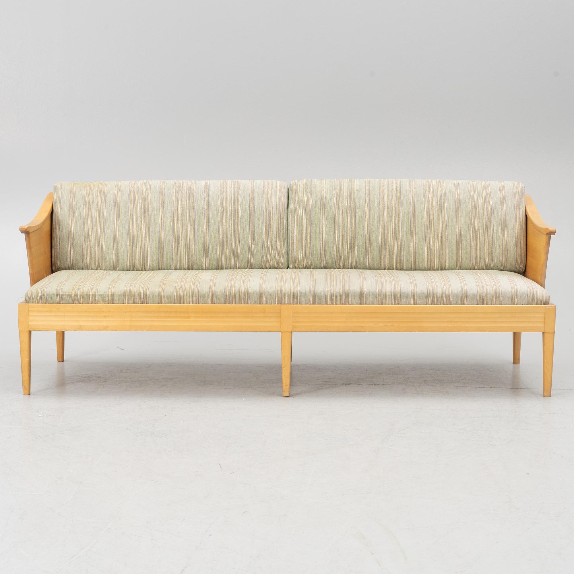 Carl Malmsten, a 'Stora Salen' sofa, Sweden, mid 20th century.