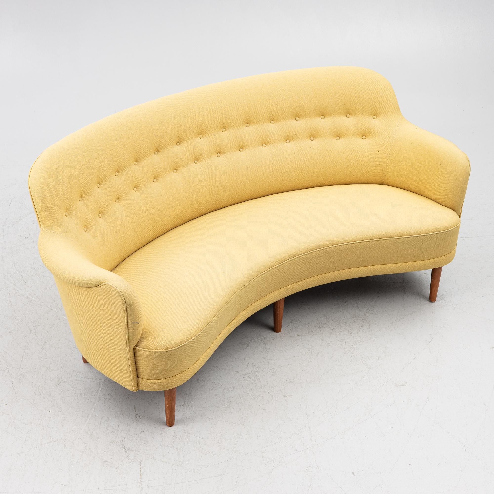 Carl Malmsten, sofa, 'Samsas round', O.H. Sjögren,.