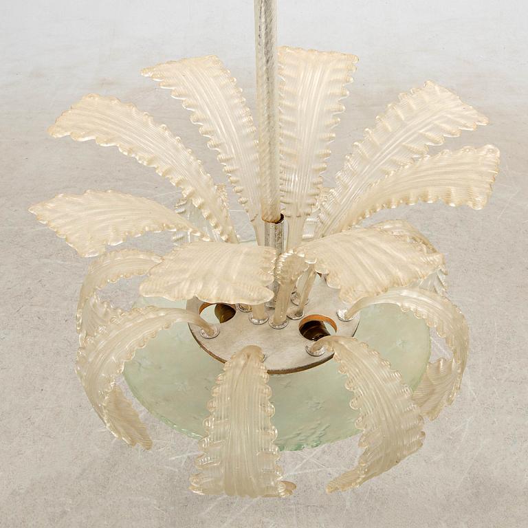 Taklampa, möjligen Orrefors, 1900-talets mitt.