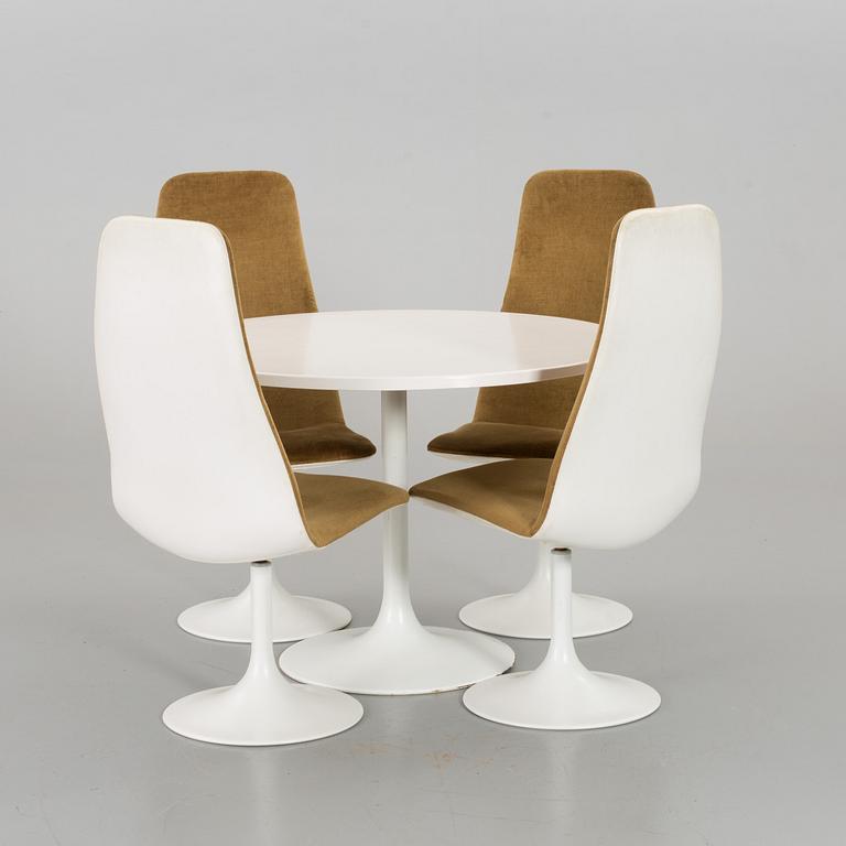 MATRUMSMÖBLEMANG, 5 delar, "Viggen", Johanson Design, Markaryd, 1900-talets andra hälft.