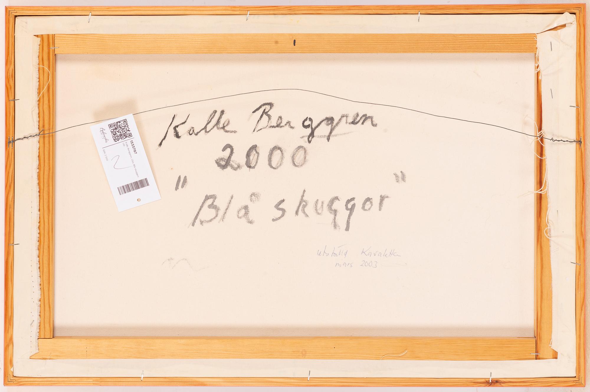 Kalle Berggren, "Blå skuggor".