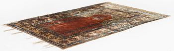 An antique Sivas prayer rug, central Anatolia, c. 189 x 125 cm.