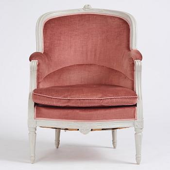 A Gustavian bergère.