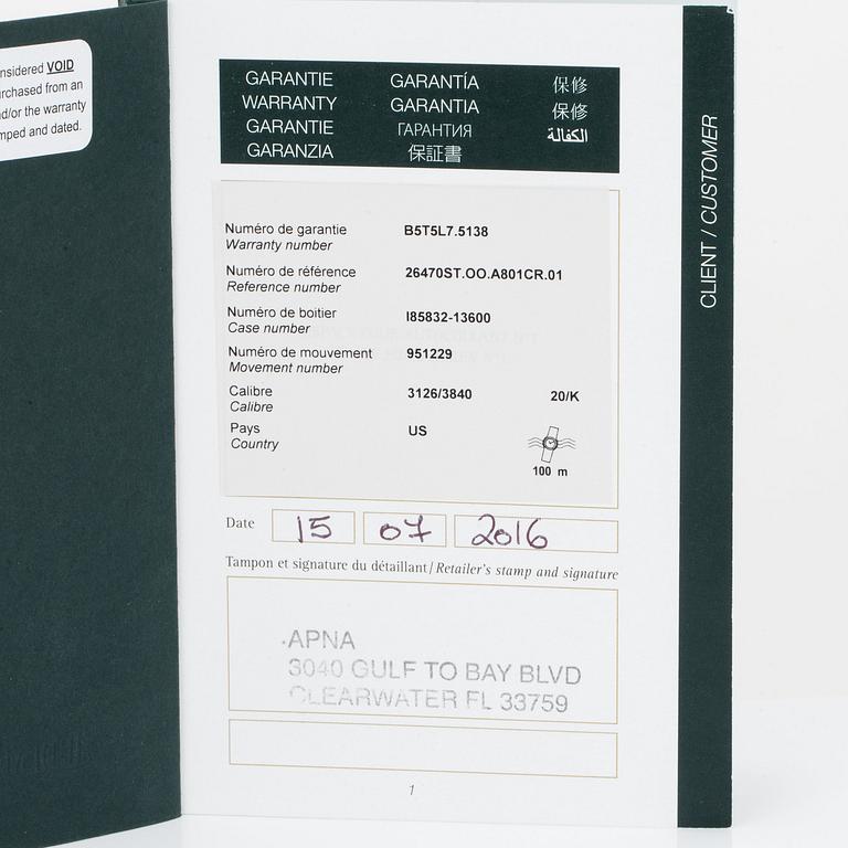 AUDEMARS PIGUET, Royal Oak, Offshore, kronograf, "Safari".