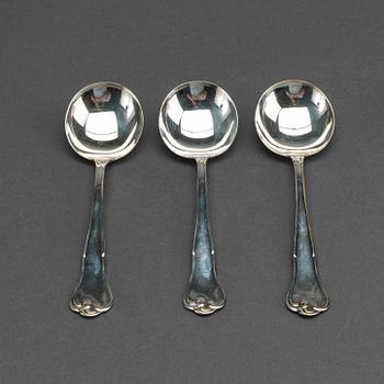 SKEDAR, silver, 12 st MEMA Lund, 1960-tal.
