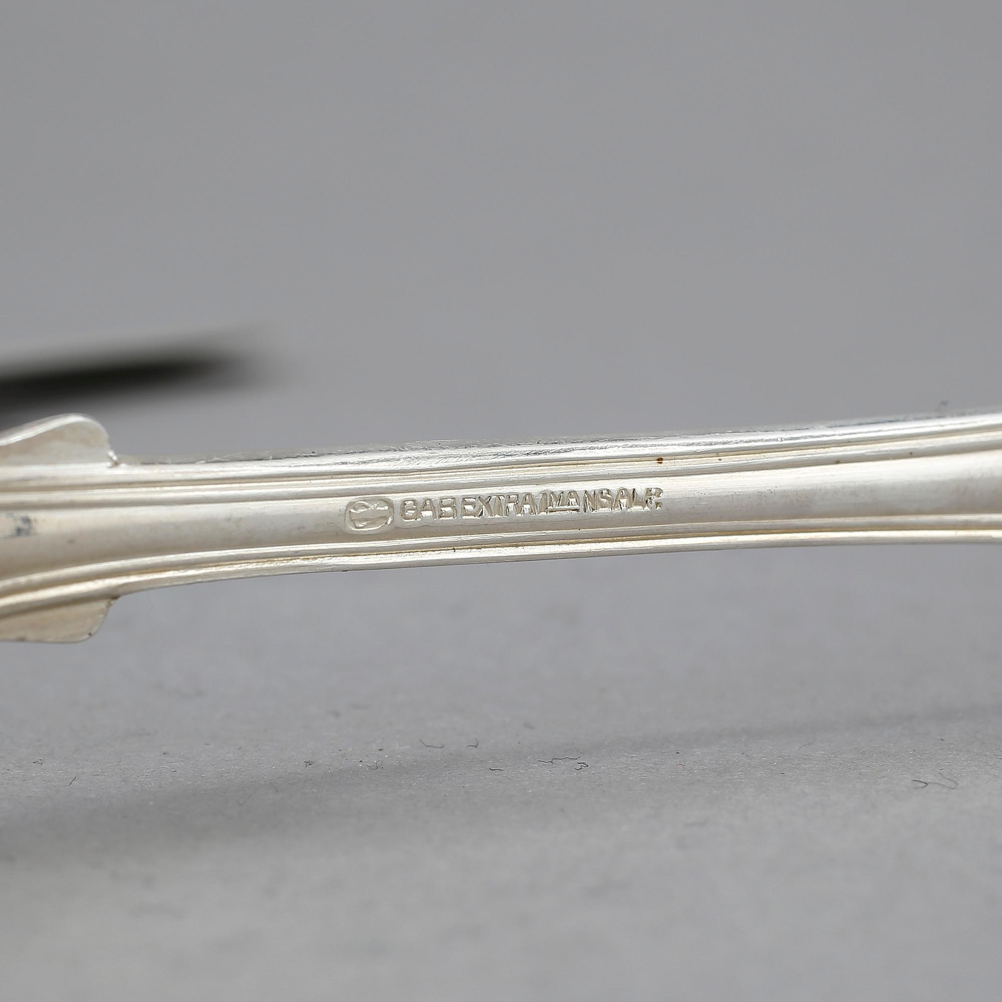 BESTICKUPPSÄTTNING, nysilver. 114 delar. Franska Liljan, 1900-talets första hälft.