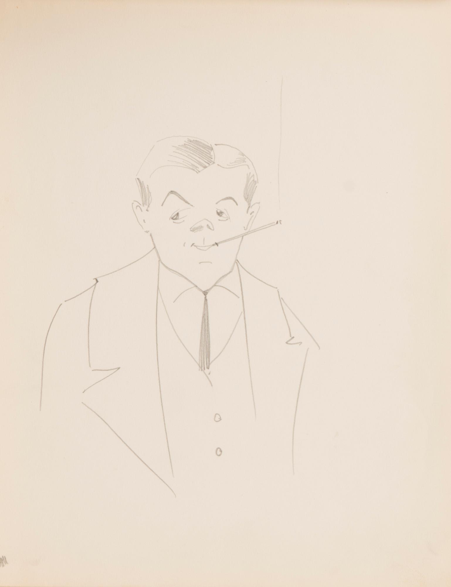 CARL JENSEN-CARLÉN, a scetch book with drawings, mixed media, 27 pages, partially signed C.C.