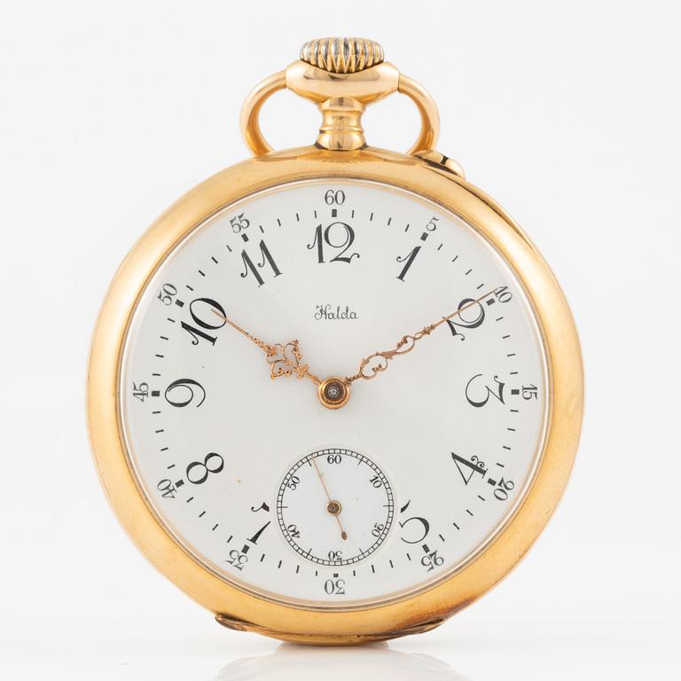 Halda, fickur, 50 mm.