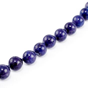HALSBAND, lapis lazuli, sekelskifte 1900-tal.