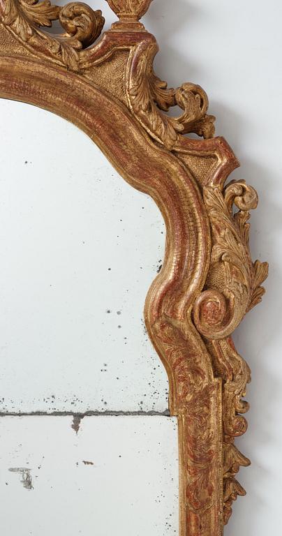 A presumaly German late Baroque mirror, first part of the 18th century.