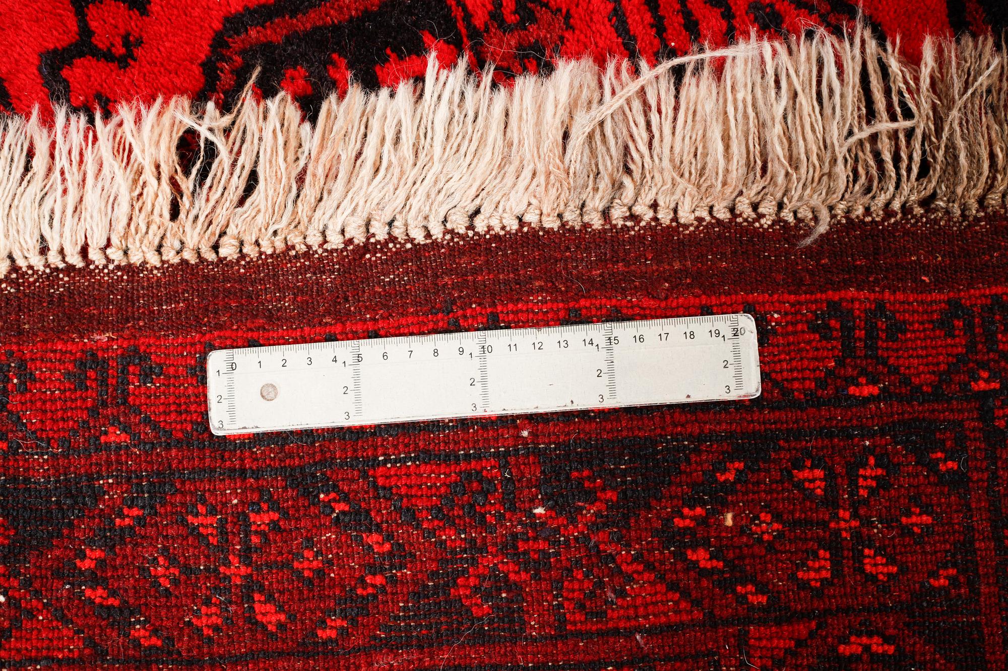 An Afghan rug, old, ca 280 x 210 cm.